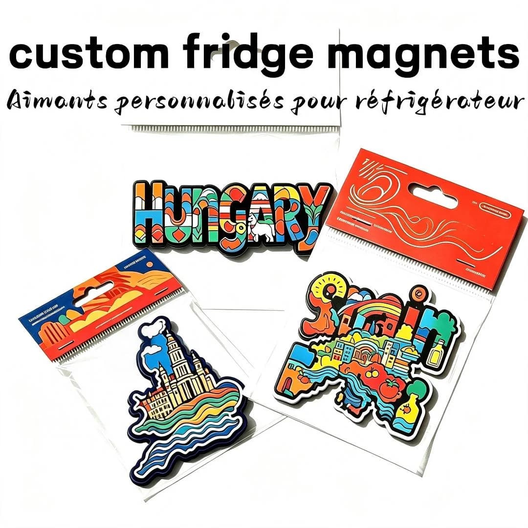Custom Refrigerator Magnets Promotional Souvenir Eco‑Friendly PVC Refrigerator Magnets Custom Cartoon 3D Contemporary Design