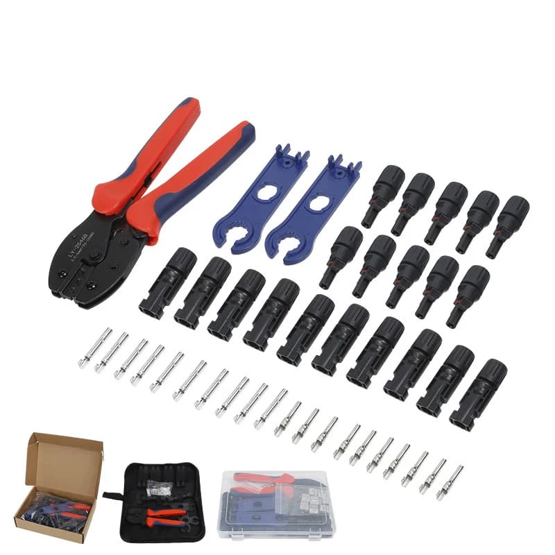 Special USB Solar Panel Installation Kit with 10A Copper Contact Crimping Pliers for Solar Module Connector Photovoltaic
