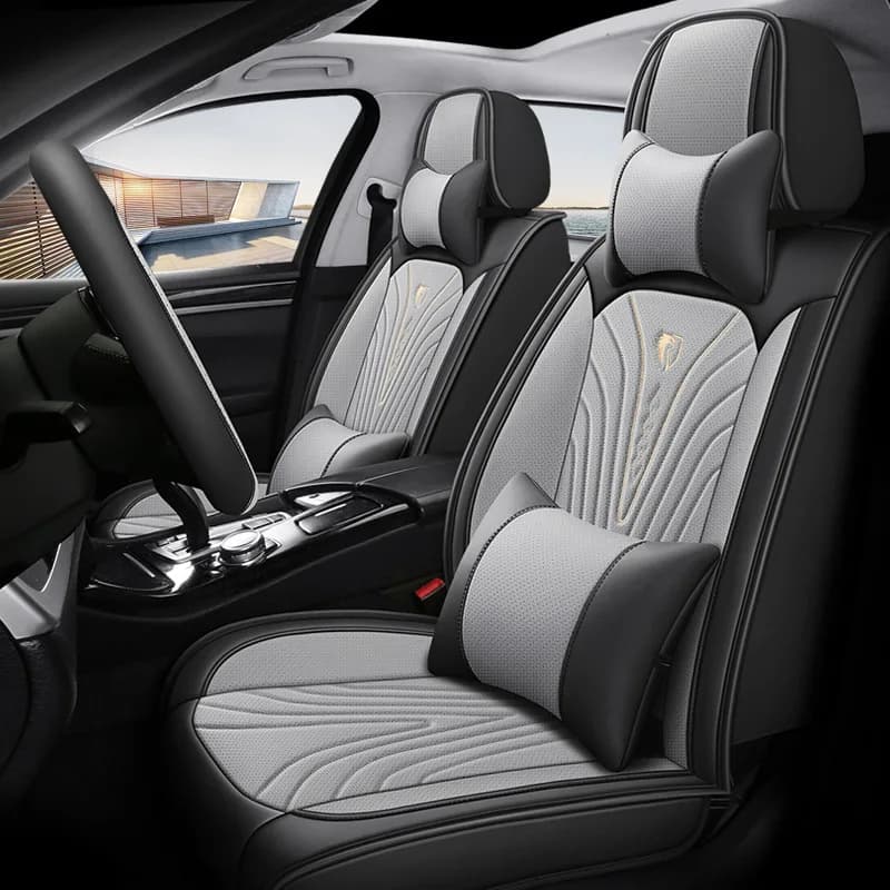 full leather light luxury high-end seat cover, car four seasons general car seat cushion cover