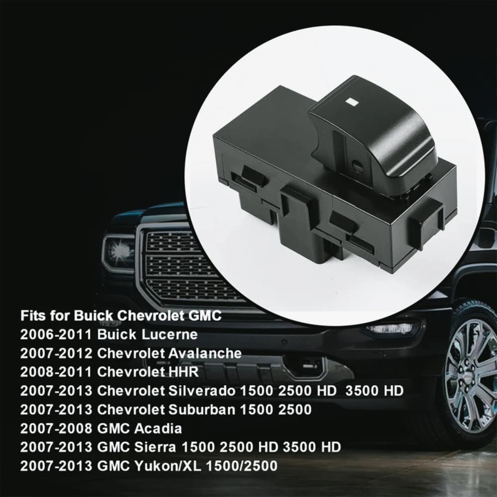 22895545 25936888 Interruptor Eléctrico Individual para Elevalunas  Coche, Botón para GMC Yukon Sierra Acadia, para Chevrolet Ta