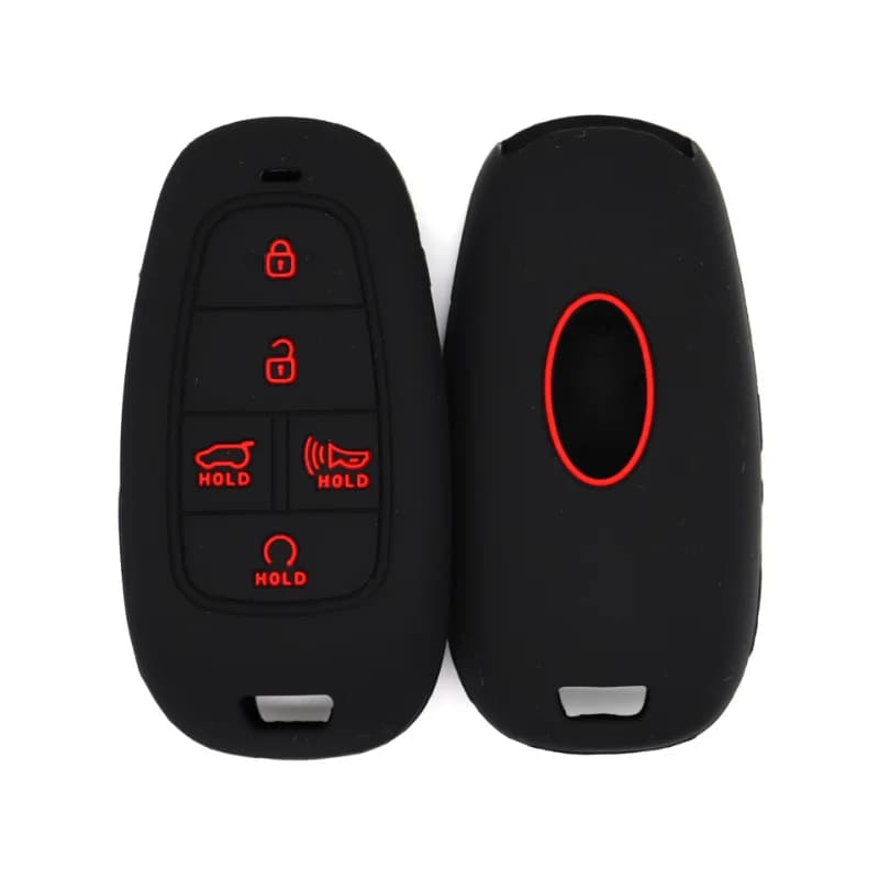 Silicone Car Key Case for 2023 Hyundai Tucson L/5th Gen Elantra/Santa Fe - Protective Cover, Anti-Scratch & Durable  Accessories