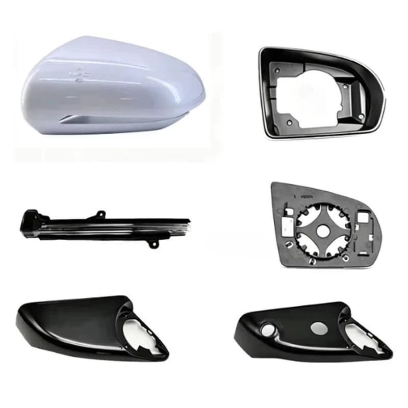 1pcs Rear Heated Blind Spot Mirror Glass Cover Frame Turn Signal Light for BYD Song Plus Seal U 2020 2021 2022 2023 2024 2025