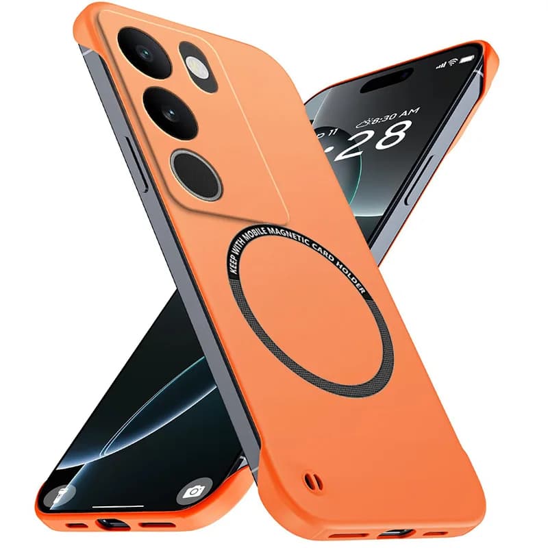 Magnetic Slim for VIVO S17 Pro S17t Frameless Phone Cases Matte Anti-Scratch Hard PC Cover S17Pro 5G Borderless Shockproof Armor