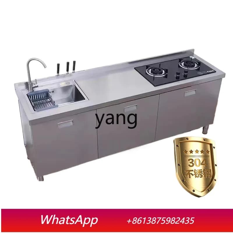 LH  stainless steel household and commercial stove sink thickened kitchen cabinet sink integrated