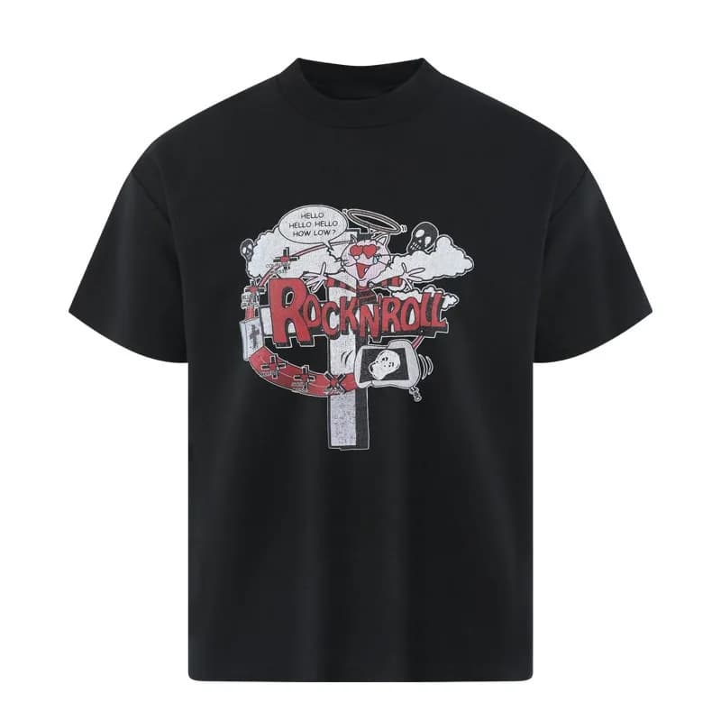 Number (N)ine Vintage Rare Rock N Roll T-Shirts Printed Short Sleeved Tees