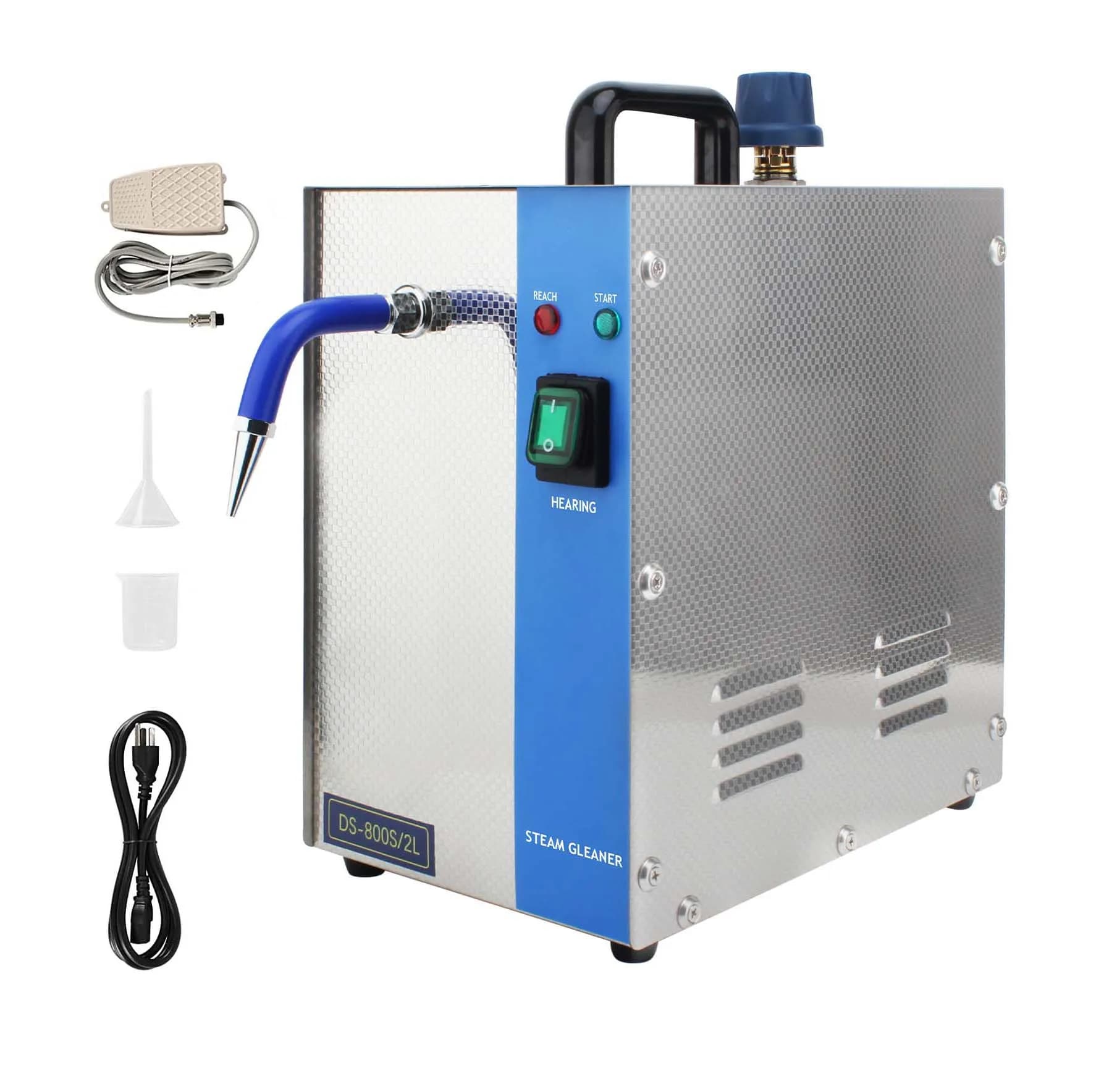 Auble 1300W 2L Professional Stainless Steel Jewelry Steam Cleaner Machine Equipment for Silver Gold Jewelry Cleaning