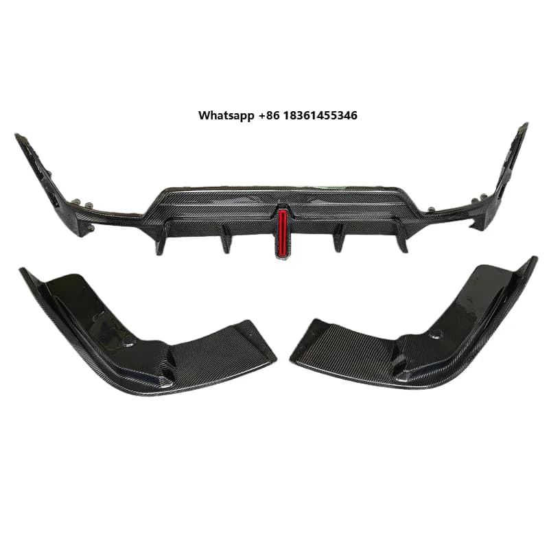 For  New 3 Series G20 G28 Modified A-style Body Components, Carbon Fiber Rear Bumper Lip Diffuser Body Kit