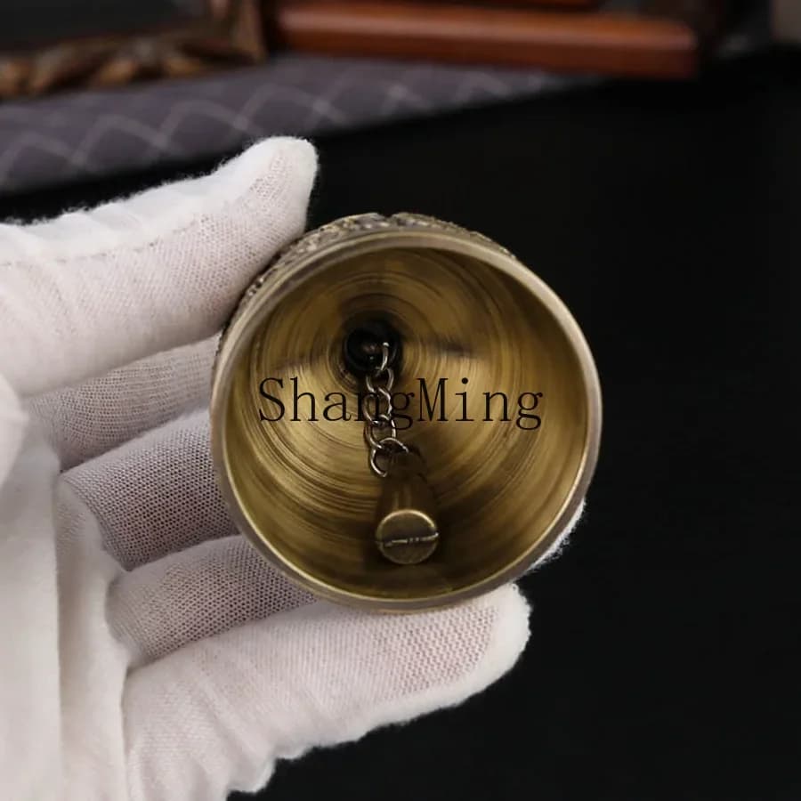 CLL retro dragon and phoenix elegant zinc alloy hand-cranked rose small bell restaurant dish hand-cranked bell