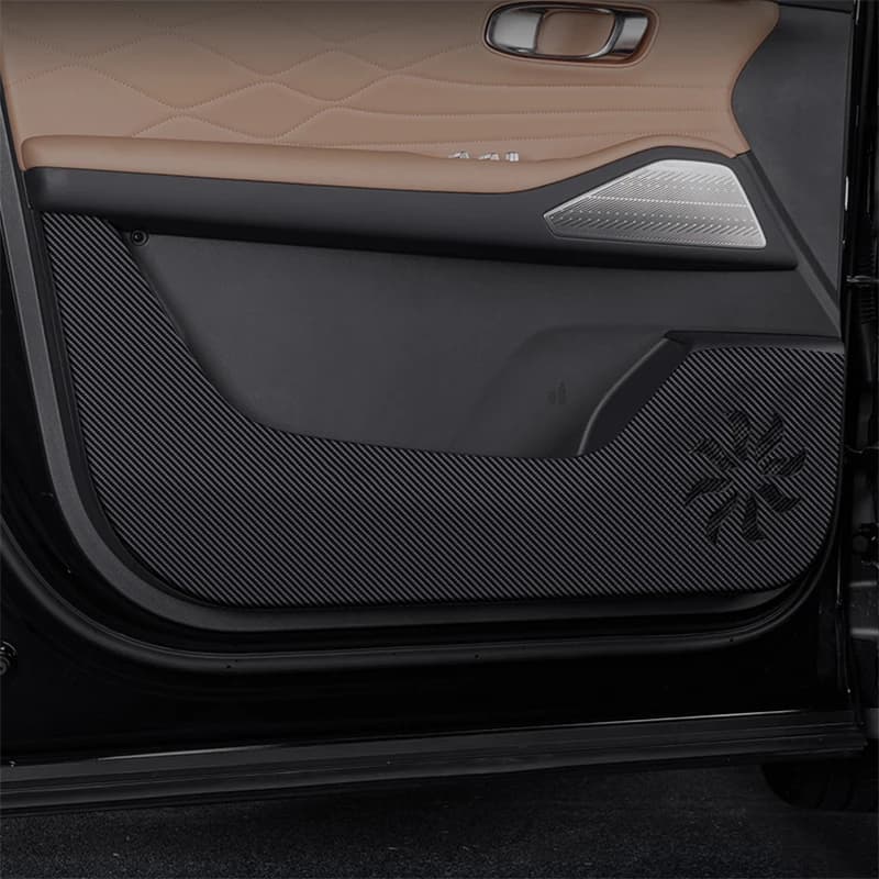 For GEELY STARRAY EM-i 2025 2026 2027 PU Leather Car Door Anti Kick Pad Protection Stickers Cover Protector Trim Film Accessory