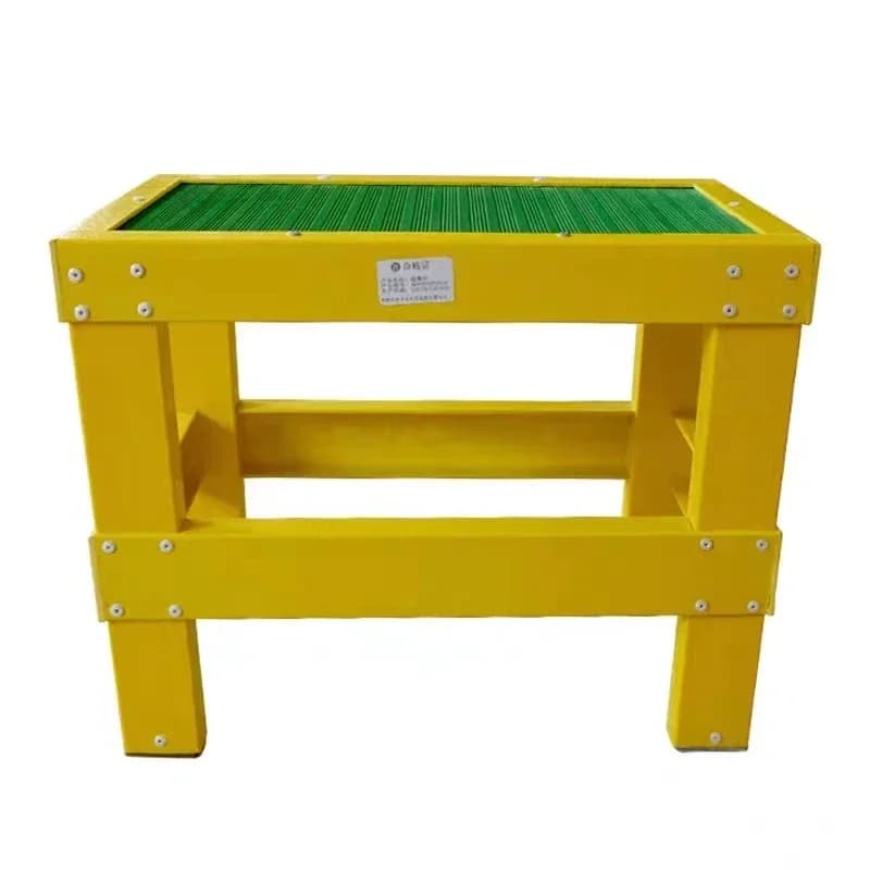 FRP insulated high and low voltage stool electrician maintenance ladder stool single layer double