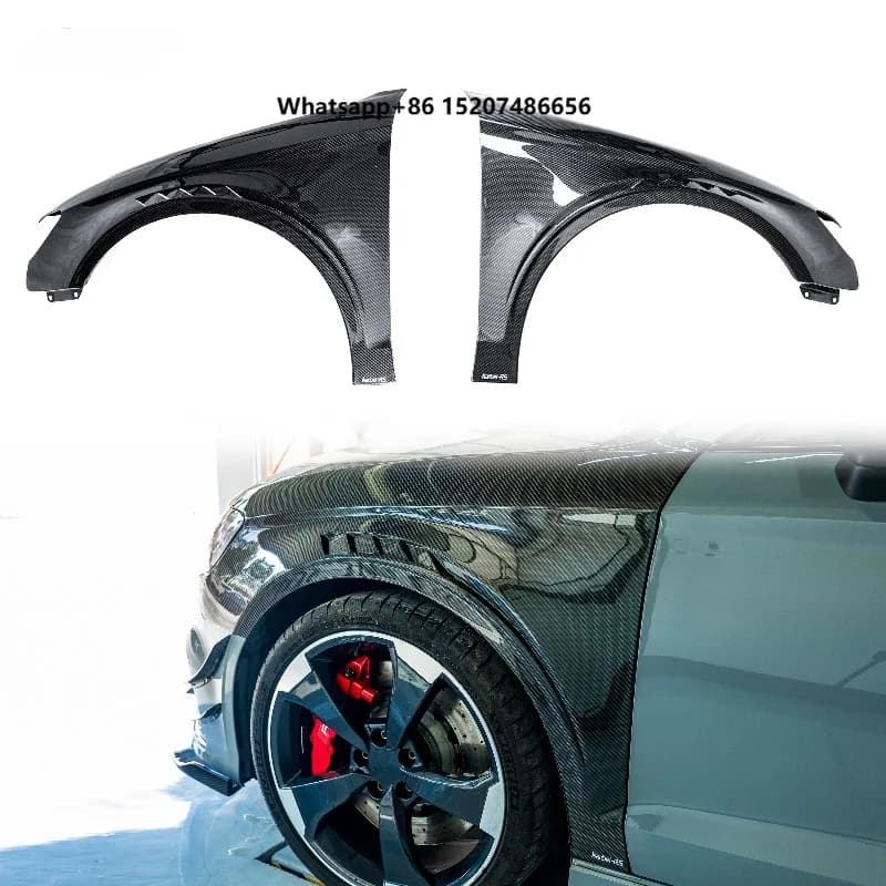 Fenders Dry Carbon Fiber Body Kit Pair Fenders for  RS3 8V 2017-2019