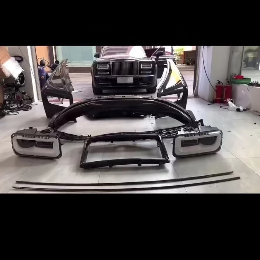 Suitable for Phantom Upgrade Headlight Leafboard Ghost Front Face Removal Parts