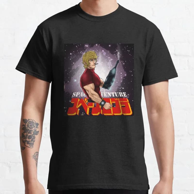 0321 Cobra The Space Pirate Psychogun Kobura Adventure gift t shirt 100% cotton Printed Graphic tee Y2K clothes All size Tops