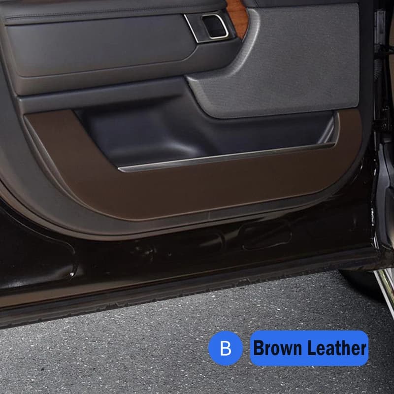 For Land Rover Range Rover Executive Edition Extended Sport Edition Door Kick Protection Pads Leather Door Panel Protective Pad