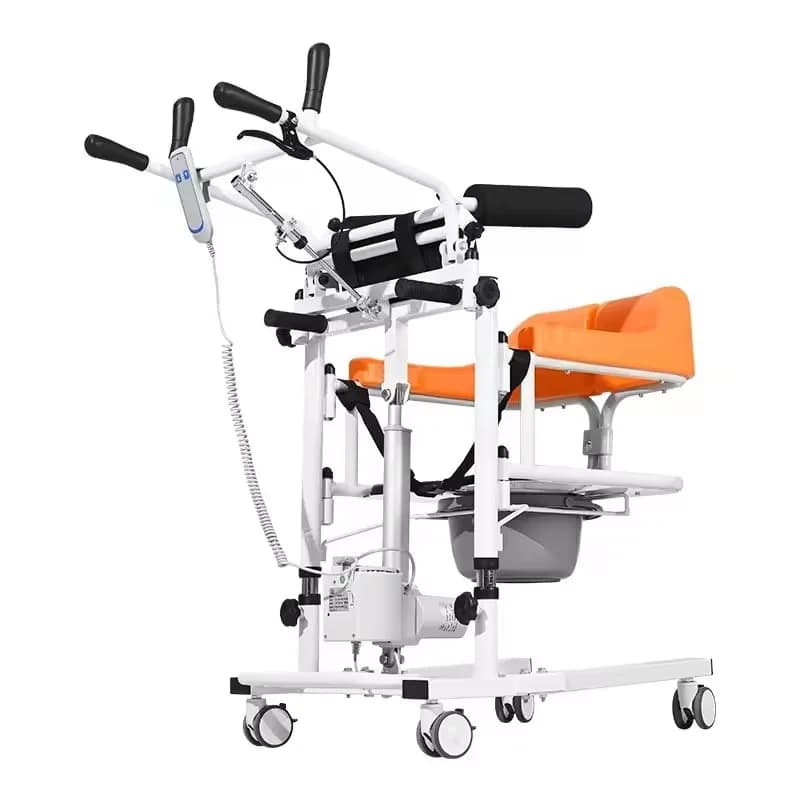 Portable Foldable Class I Medical Instrument Elderly Patient Lift Chair Transfer Equipment Home Hospital Physical Therapy Use