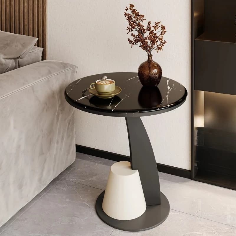 Sofa side tables, living room coffee , small round tables, glass corner, luxurious high-end side tables