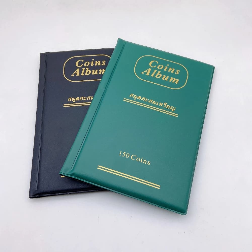 150 Compartment Archival Coin Collector Book Coin Collector Albums Coin Display Storage Boxes Collector Organizer Display Books