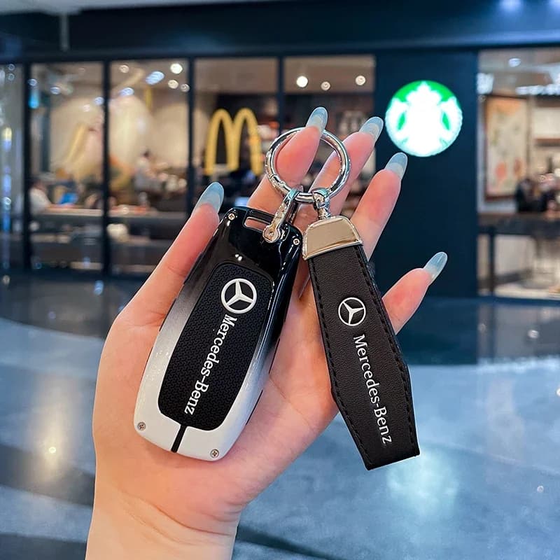 Car Key Case Cover for Mercedes Benz A B C E G S Class GLS GLA GLK E200 E400 E63 S350 C260 C300 S400 S500 W204 W212 W176 Kering
