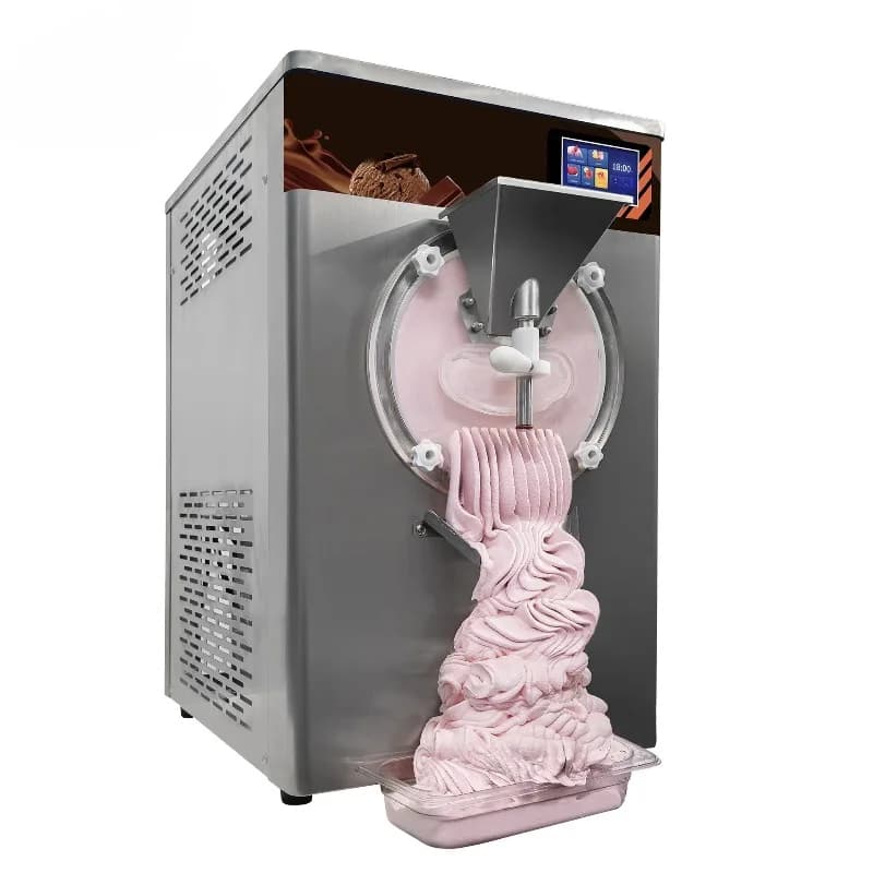 56L/H Handmade Ice Cream Machine Vertical Commercial Ice Cream Machine