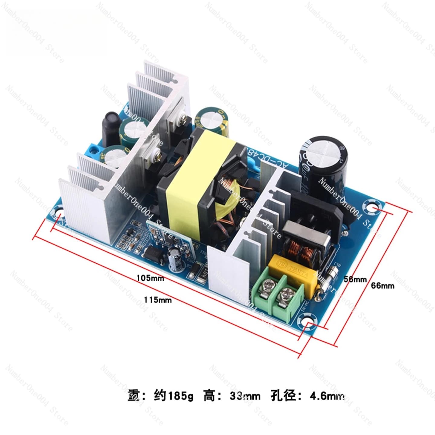 200W48V High Power AC-DC Isolated Switching Power Supply Industrial Grade Power Module 220V To 48V4A