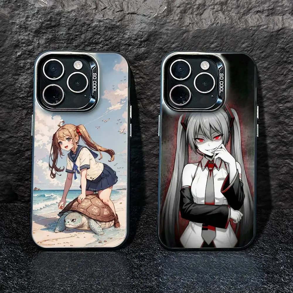 E-Evil Neuro Phone Case For iPhone 17,16,15,14,13,12,Pro MAX White Matte Shockproof Cover