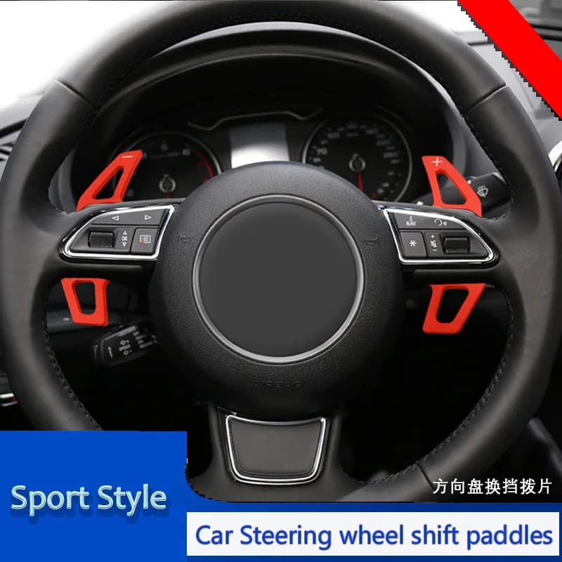 For Audi A3/A4L/A4L/A5/A6/A7/S5Q5/Q7 steering wheel shift paddles,Automotive interior stickers