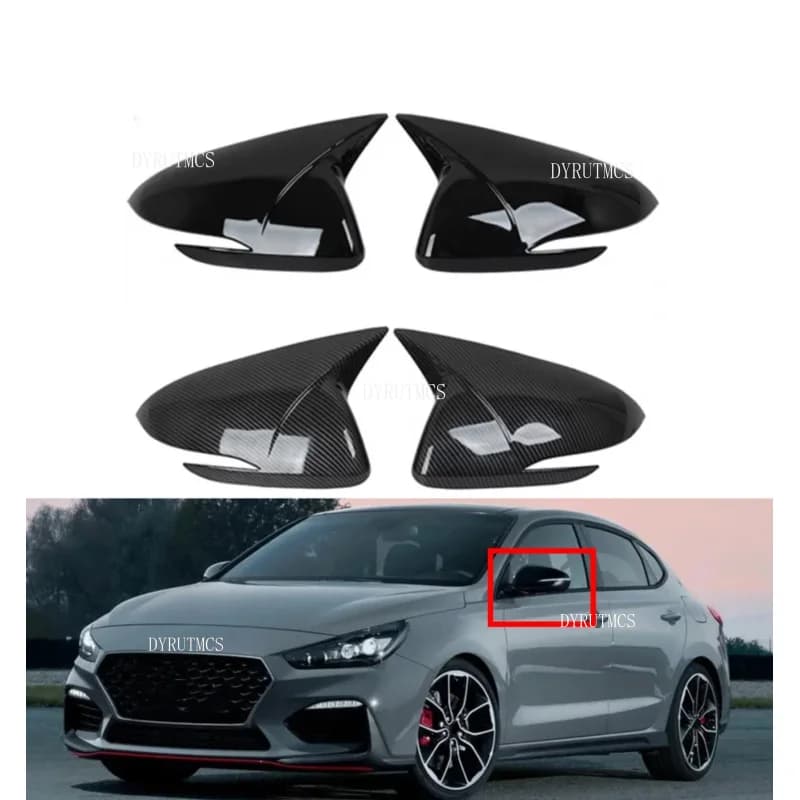 For Hyundai i30 N NLine 2018-2021 Rear View Mirror Mirror Cover I30 Fastback N Project C 2020 Decorative Side
