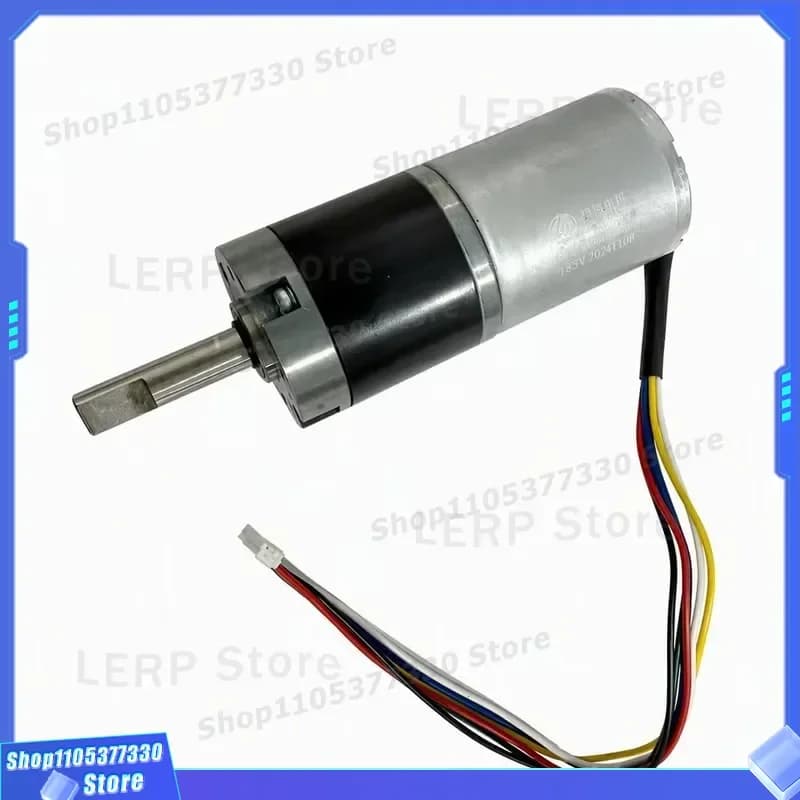 18.5V Brushless DC Planetary Gear Motor 3640G 50:1 Ratio 8mm D Shaft IP54 Flange Mount for Mobile Robot Drive Wheel High