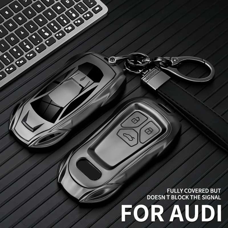 TPU Unique Sports Car Styling Funda Llave For Audi A4 B9 A5 A6 8S 8W Q5 Q7 4M S4 S5 S7 TT TTS TFSI RS Cubierta De Control Remoto