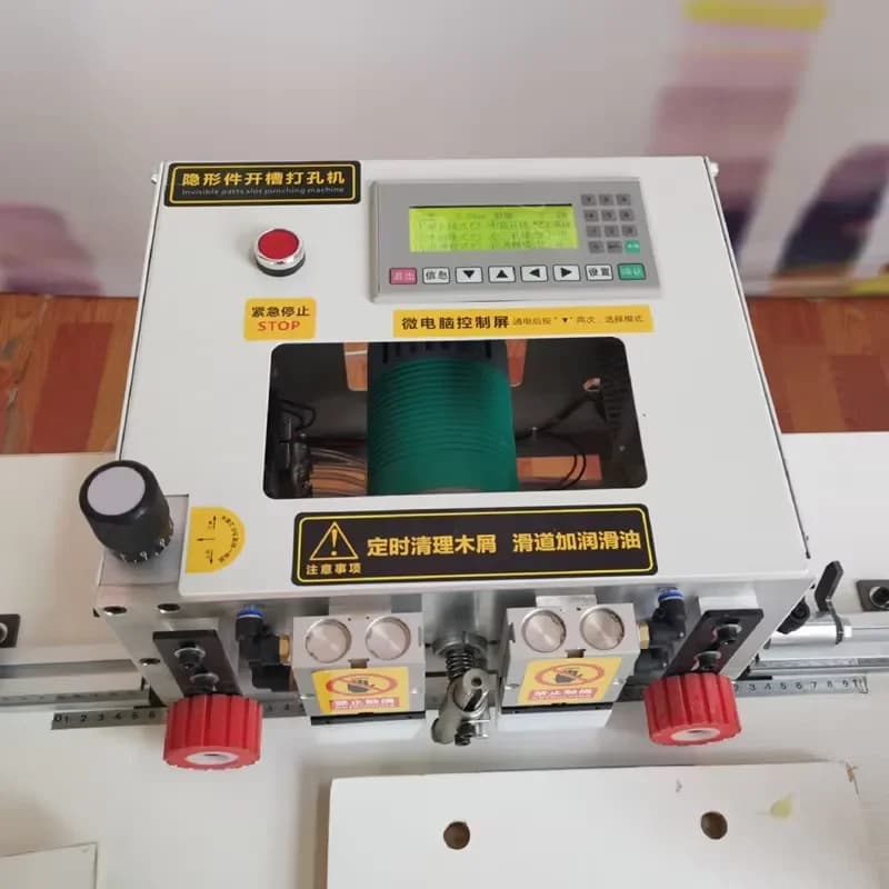 Multifunctional Woodworking Furniture Side Hole Machine All-in-One Slotting Mini Horizontal Pneumatic Easy to Operate