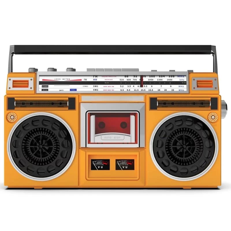Retro Classic Portable Speakers, AM/FM Radio