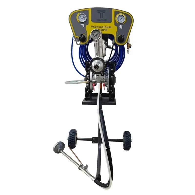 Diaphragm Pump with Wheeled Trolley Pneumatic Air-Operated Diaphragm Pump