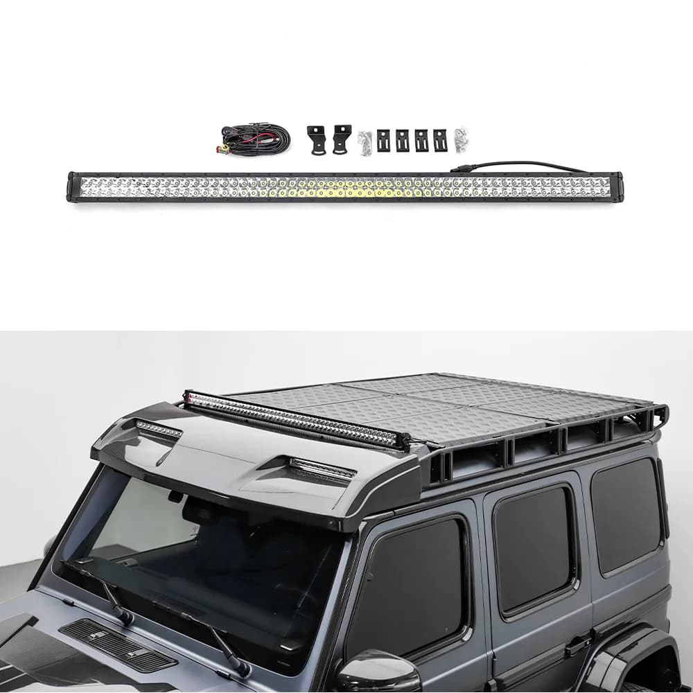 For 2019+ G CLASS W464 W463A G63 G500 G400 W464 Strip Roof Spoiler Lights Plastic Front Roof LED Front Light Exterior Body Parts