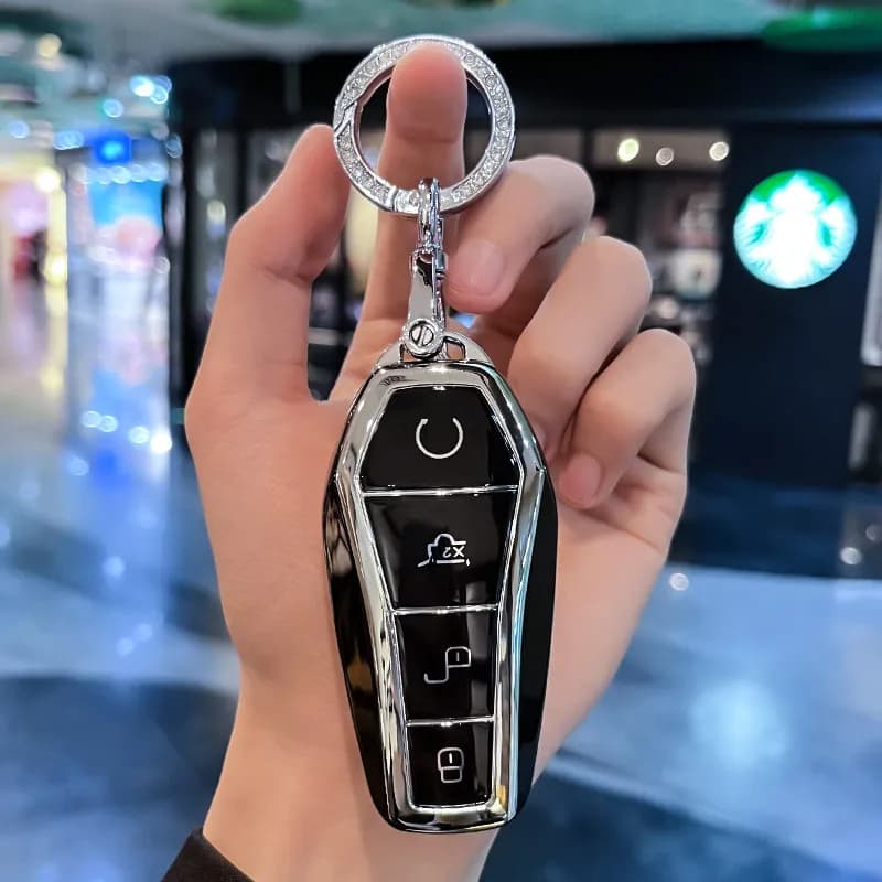 TPU Suitable for BYD Seagull Key Set 2026 Han EV Champion Edition Tang DMI Dolphin Yuan Plus Qin Bag Buckle Shell