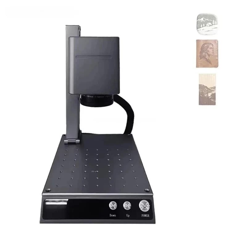 Dktop Industrial Fiber Cutting hine Stainls Steel, Gold, Silver and Other Metal Jewelry Engraving