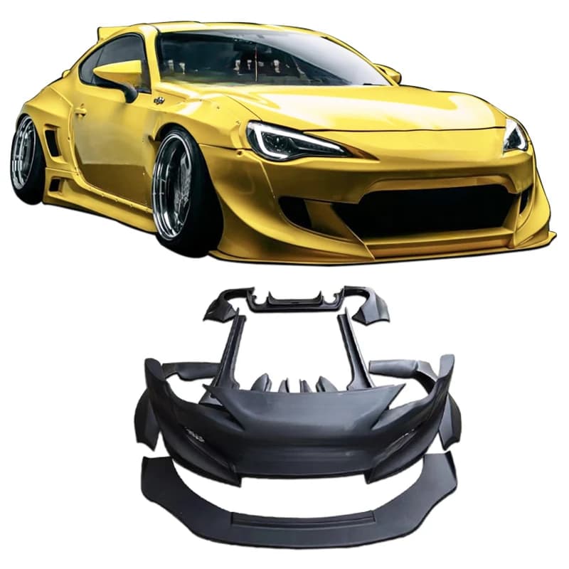 High Quality Rocket Bunny Wide Body Kit Fit Toyota 86 GT86 Subaru BRZ 2013-2020 Front & Rear Bumper Fenders Side Skirts Rear Dif