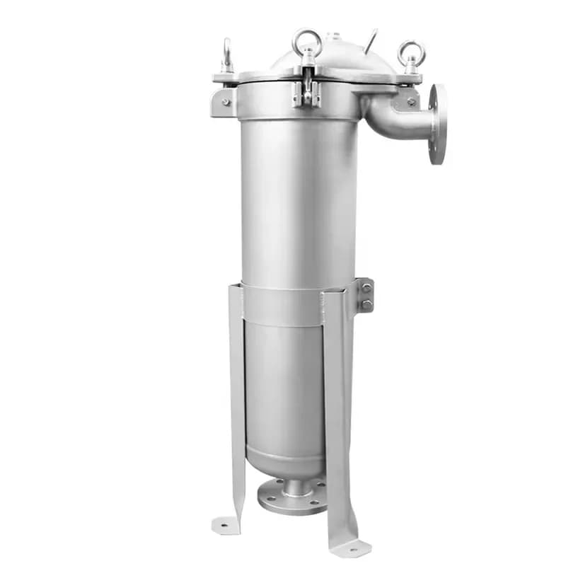 Stainless Steel 304 Top Entry Single Bag Filter Housing Chemical Filter Machine