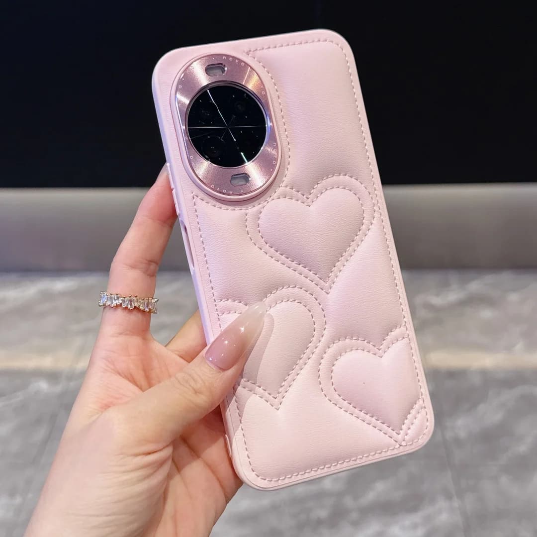For Huawei Nova 14 Case Protection Heart Love Cover Protector Mobile Phone Case Plastic Cover