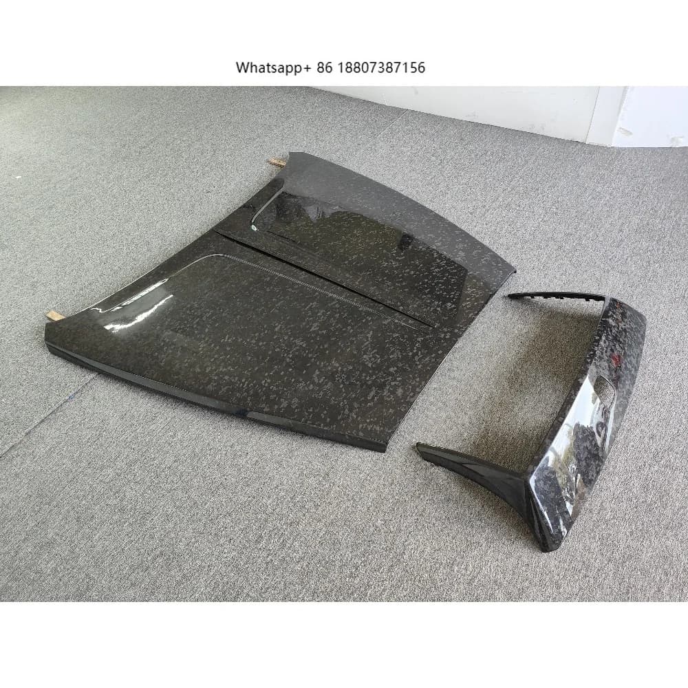 Upgraded forRolls Royce WraithM-Style Forged Carbon Fiber Front Engine Cover Suitable for Phantom Hood