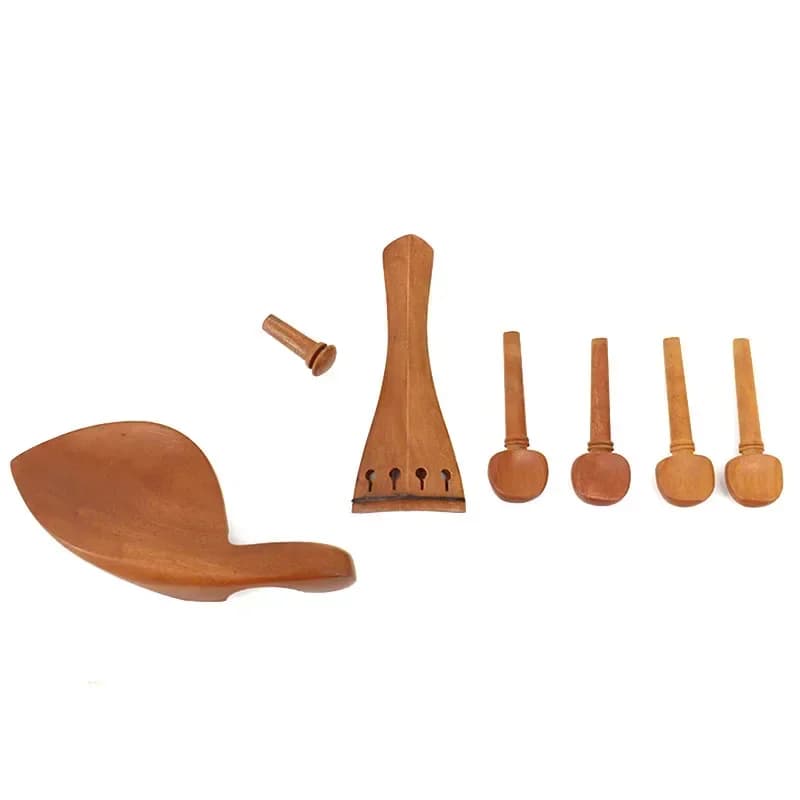 A set of jujube violin accessories, jujube pull plates, chord shafts, and jujube gills
