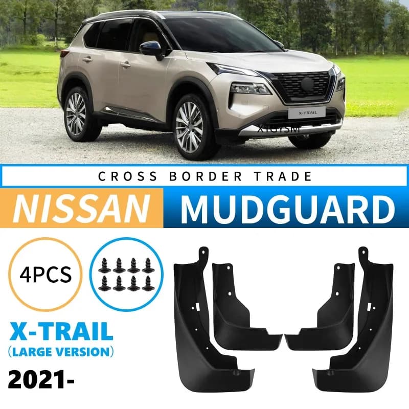 For Nissan Rogue X-Trail T33  2021 2022 2023 2024 2025 Front Rear Car Splash Guard Mud Flap Fender