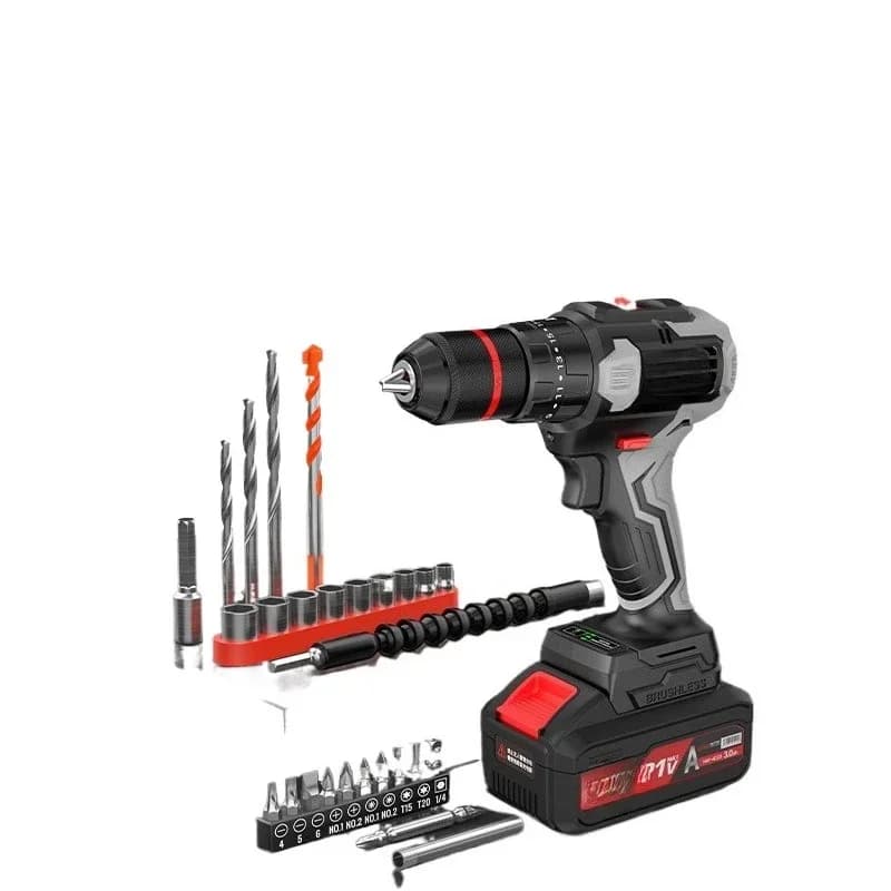 Multifunctional lithium battery drill High power charging  Pistol  , electric screwdriver