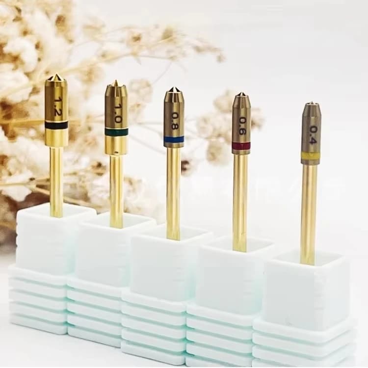 Professional Tungsten Steel Vertical Positioning Nail Drill Bit Precision Drilling Tool for Gem Polishing