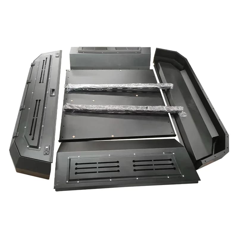 For Ranger 2023 Canopy Pickup Manganese Steel  One Door Half High Cover Rear Box Cover