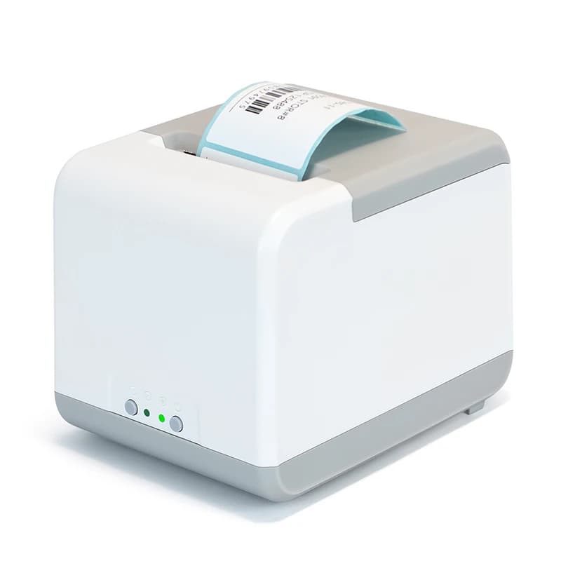 Thermal Label Printer 60mm Portable Thermal Printer for Small Businesses, Address Mark Clothing Sticker Printer