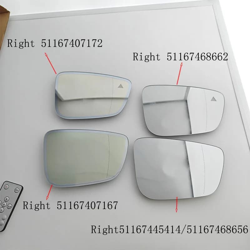 Heated Auto Dimming BSM Mirror Glass Blind Spot Replacement For BMW G20 G22 G26 G42 Rearview Mirror Lens OE;51167407157/ 5A07747