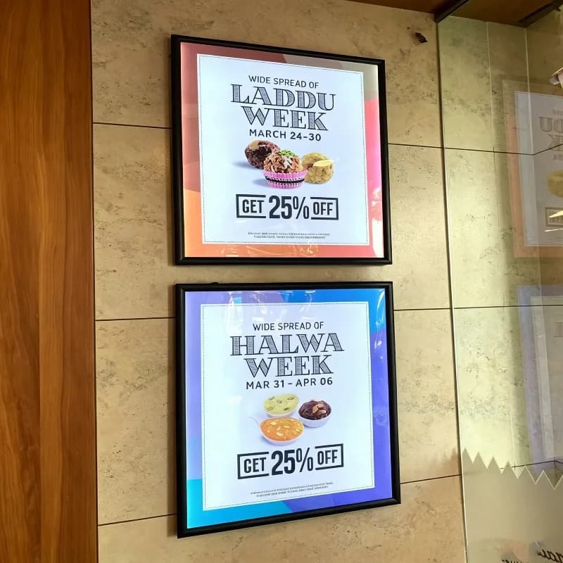 Deposit-New aluminum alloy ultra-thin advertising light box Magnetic light box