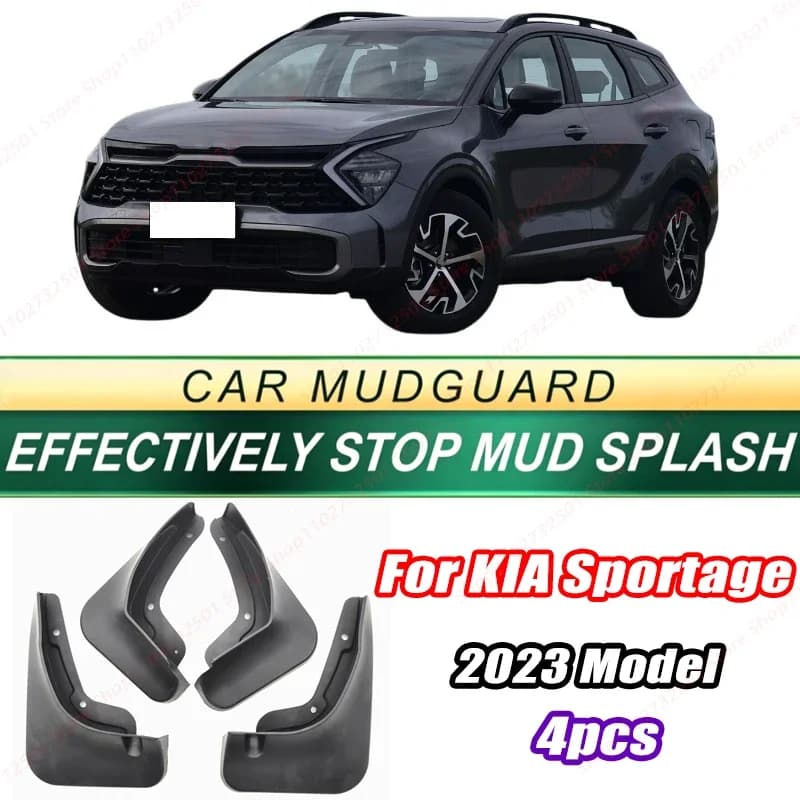 For KIA Sportage 2023 Model 4PCS Front Rear Mud Flaps Splash Guards Fender Mudguards Auto Accessories