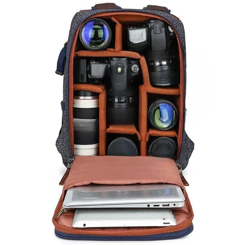 Large professional SLR mirrorless camera waterproof camera backpack video camera bag