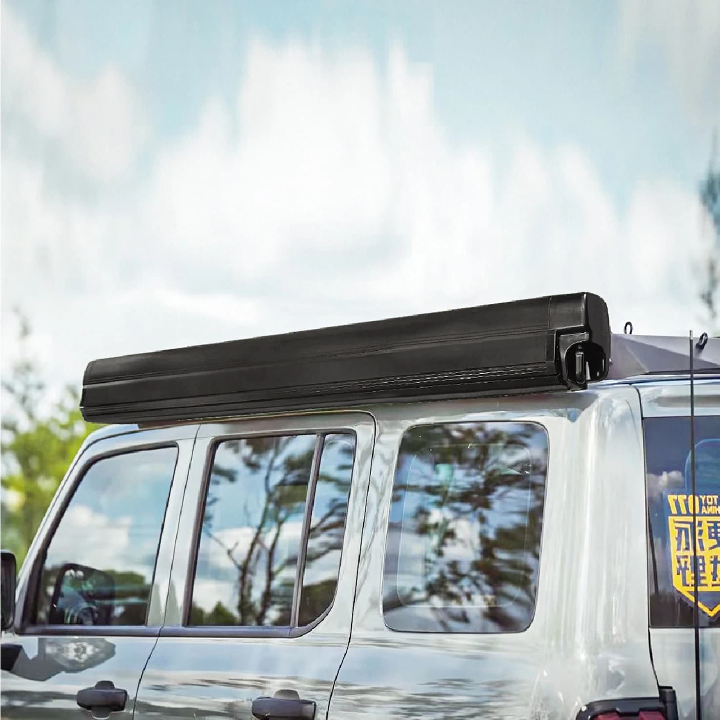 2.5M 3M 12v Motor RV Waterproof  2.5m Extension Width Vehicle Motorized RV Awning for Motorhome,Custom Sizes